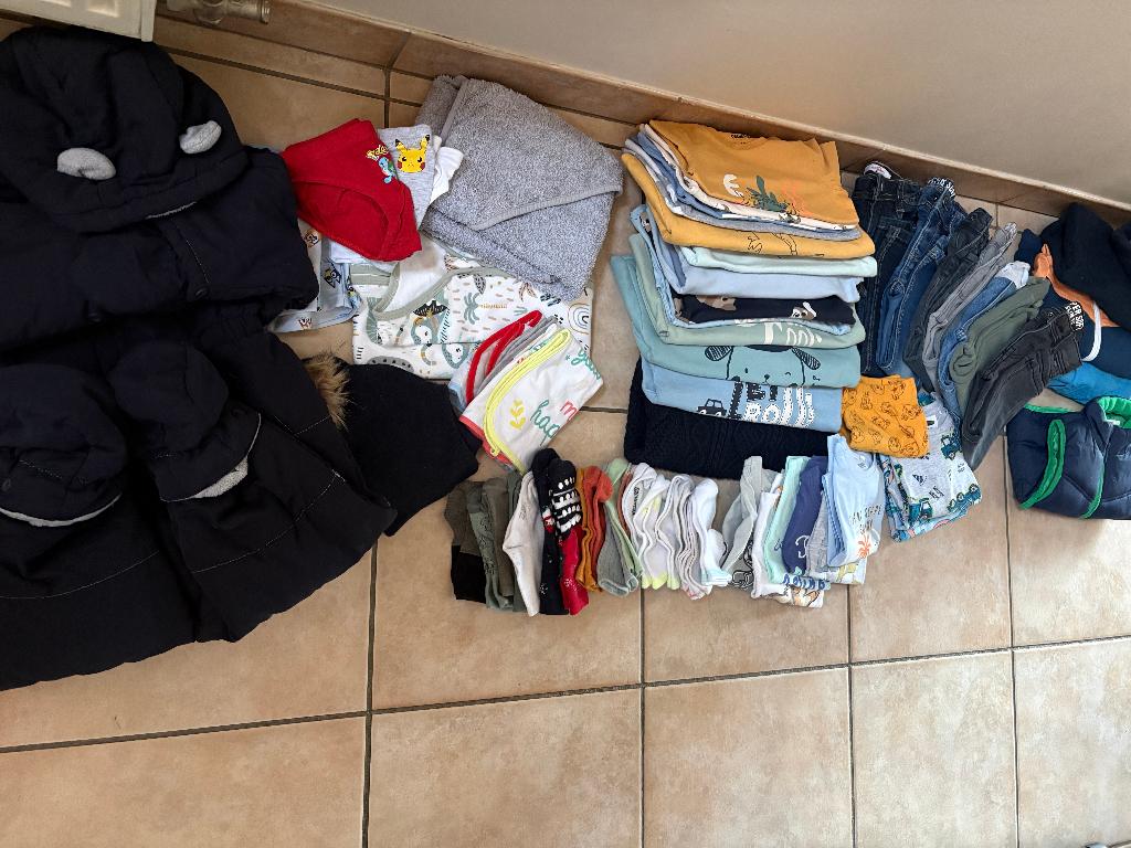 lot vêtements garçon 18/24 mois, Enlèvement ou Envoi, Utilisé, Garçon
