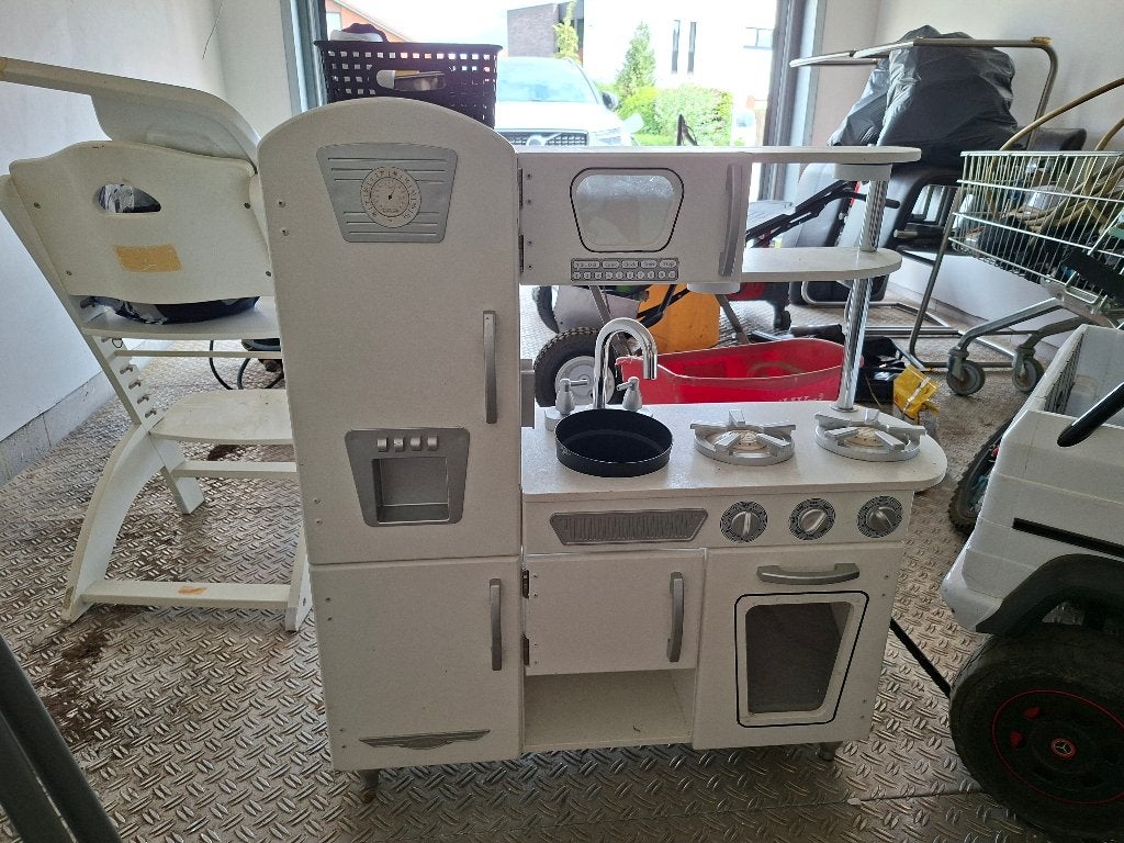 RETRO Speelgoedkeuken, Kinderen en Baby's, Ophalen, Gebruikt, Hout, Speelkeuken