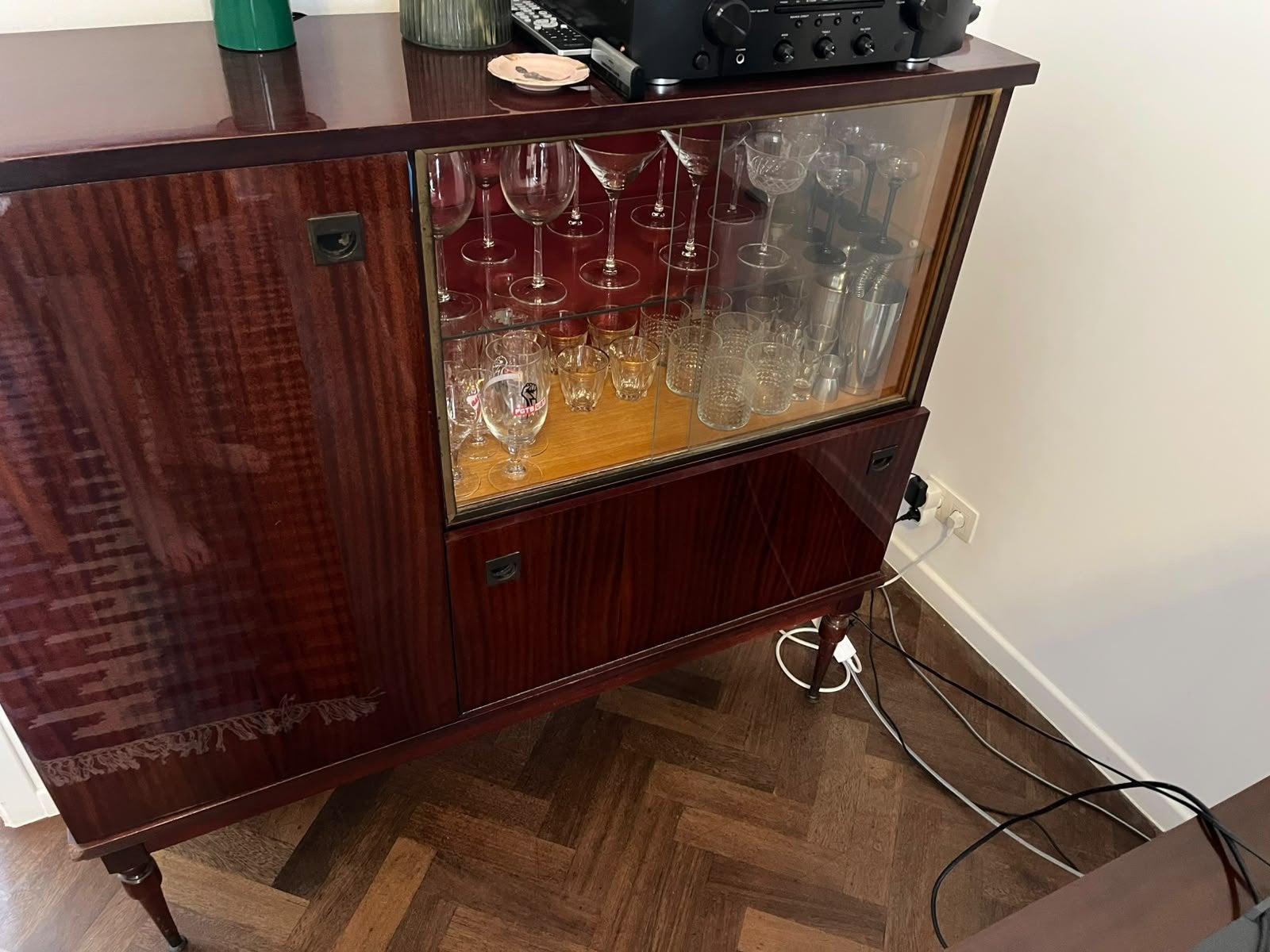 Buffet haut vintage, Maison & Meubles, Enlèvement ou Envoi, Utilisé, Vintage