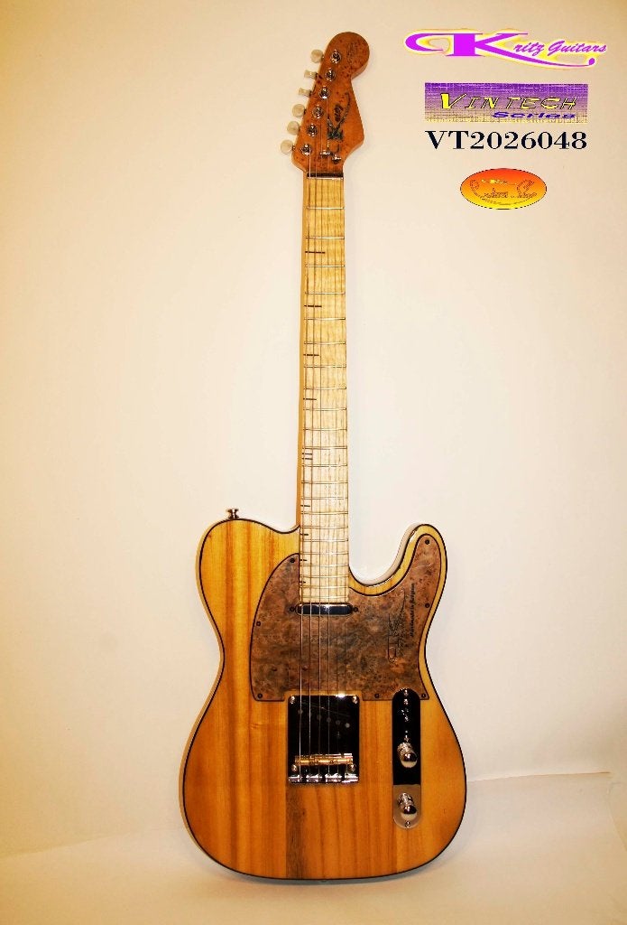 Kritz Gitaar Vintech Tele Nieuw, Enlèvement ou Envoi, Neuf, Solid body, Autres marques