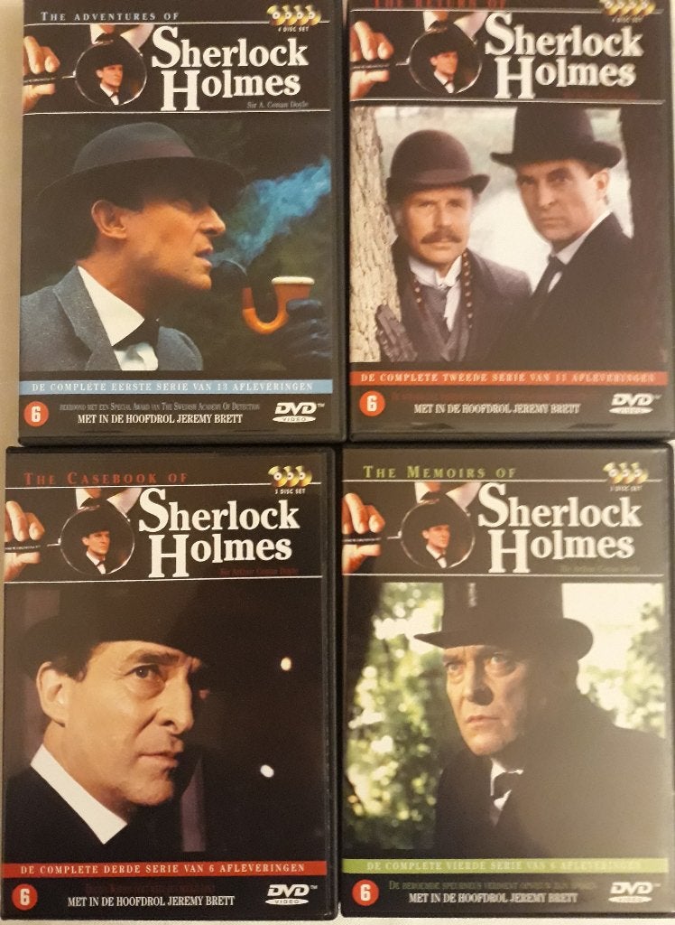 Sherlock Holmes 4 seizoenen DVD, CD & DVD, Saison 1, Enlèvement ou Envoi, Anglais, Crime