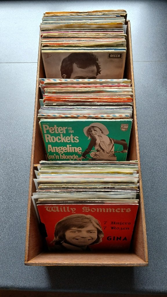 vinyl 45 toeren singles-116 stuks-hits 1970-1980-1 lot, Cd's en Dvd's, Vinyl | Pop, Ophalen