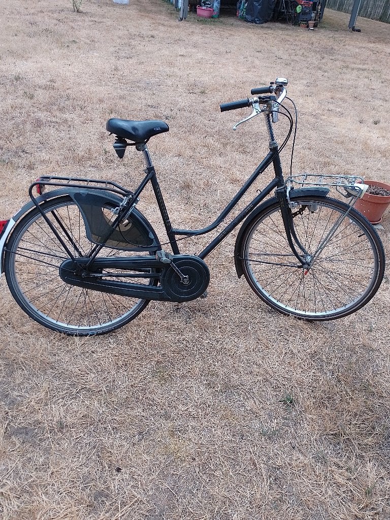 Damesfiets, Fietsen en Brommers, Gebruikt, Velgrem, Versnellingen, 56 cm of meer