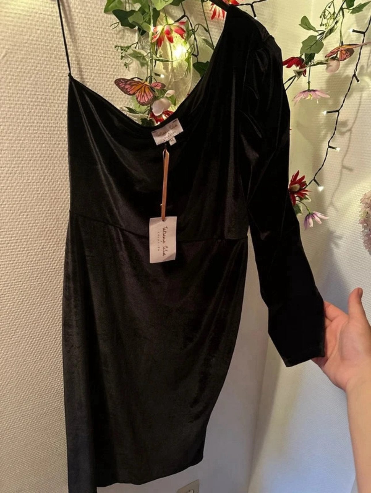 Magnifique robe noir velours, Vêtements | Femmes, Taille 42/44 (L), Enlèvement ou Envoi, Robe de cocktail, Comme neuf