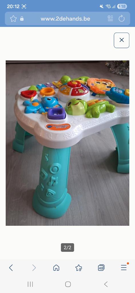 Activiteitentafel Vtech, Ophalen, Zo goed als nieuw