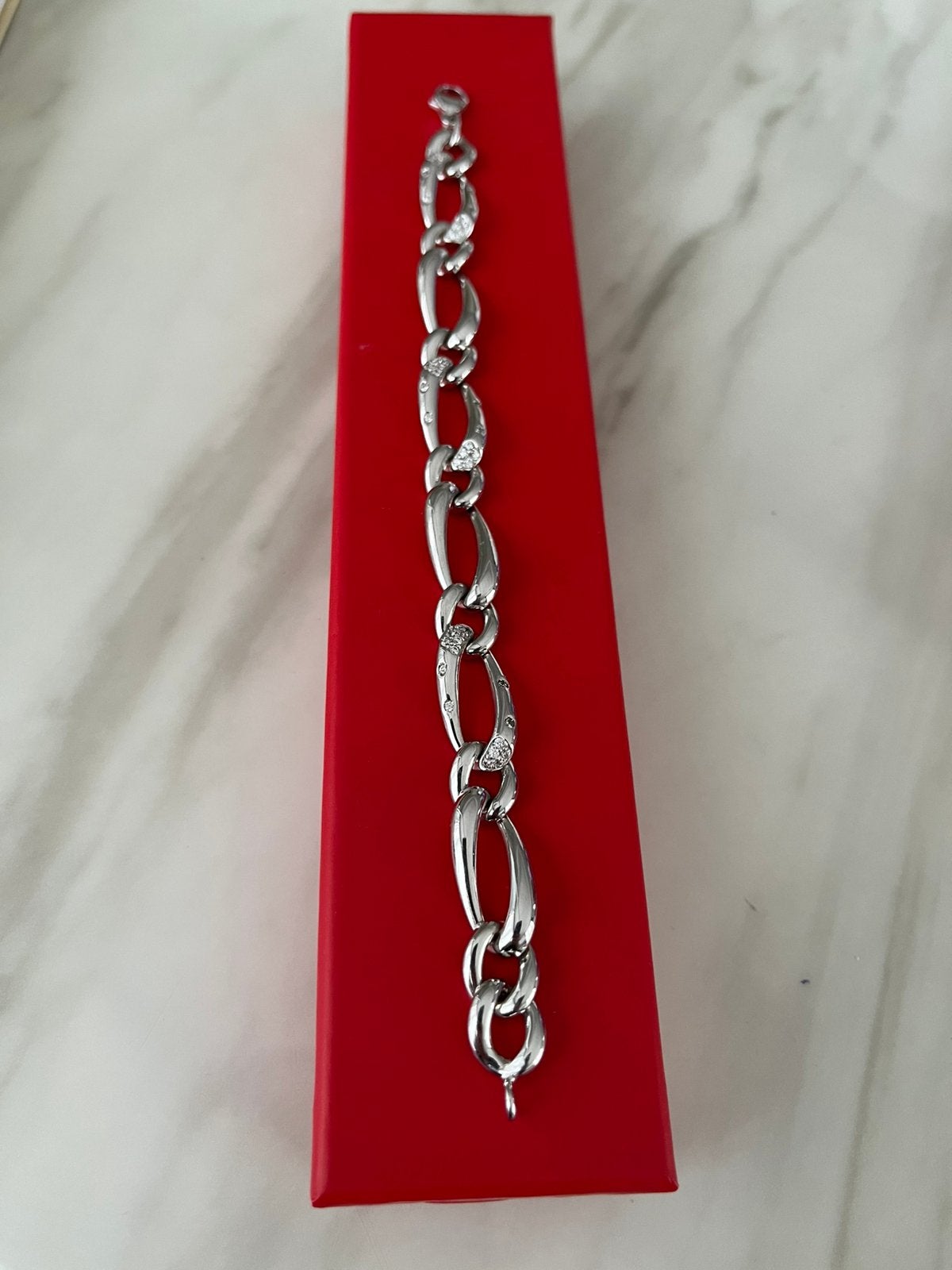 Zilveren armband 925, Ophalen of Verzenden, Zo goed als nieuw, Zilver
