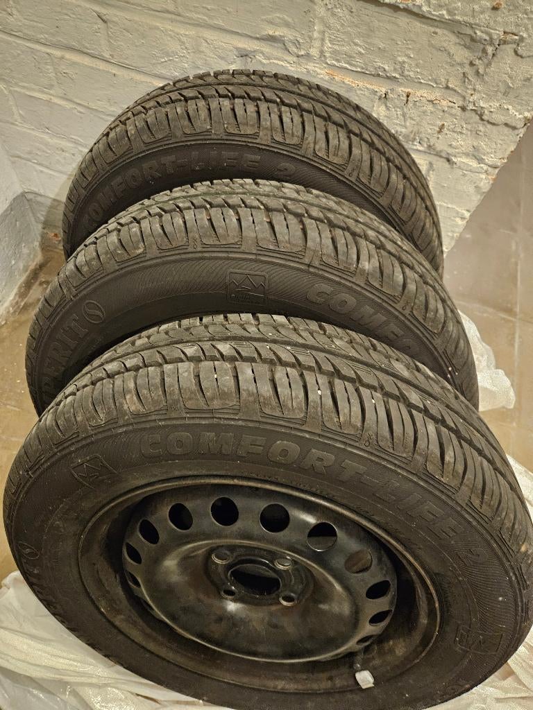 3 Pneus Semperit 165/70 R14 avec jante, Autos : Pièces & Accessoires, 14 pouces, Véhicule de tourisme, Pneus été, Pneu(s)