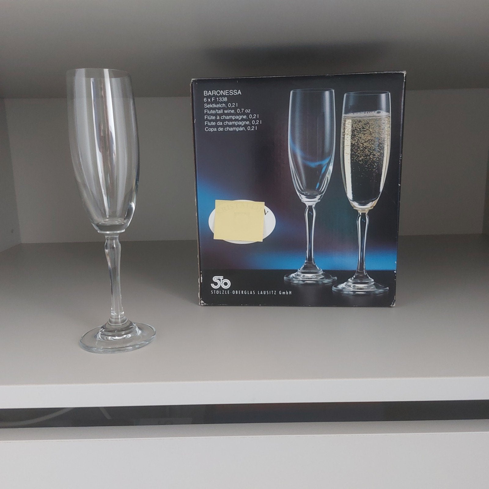 Fluitglazen, Ophalen