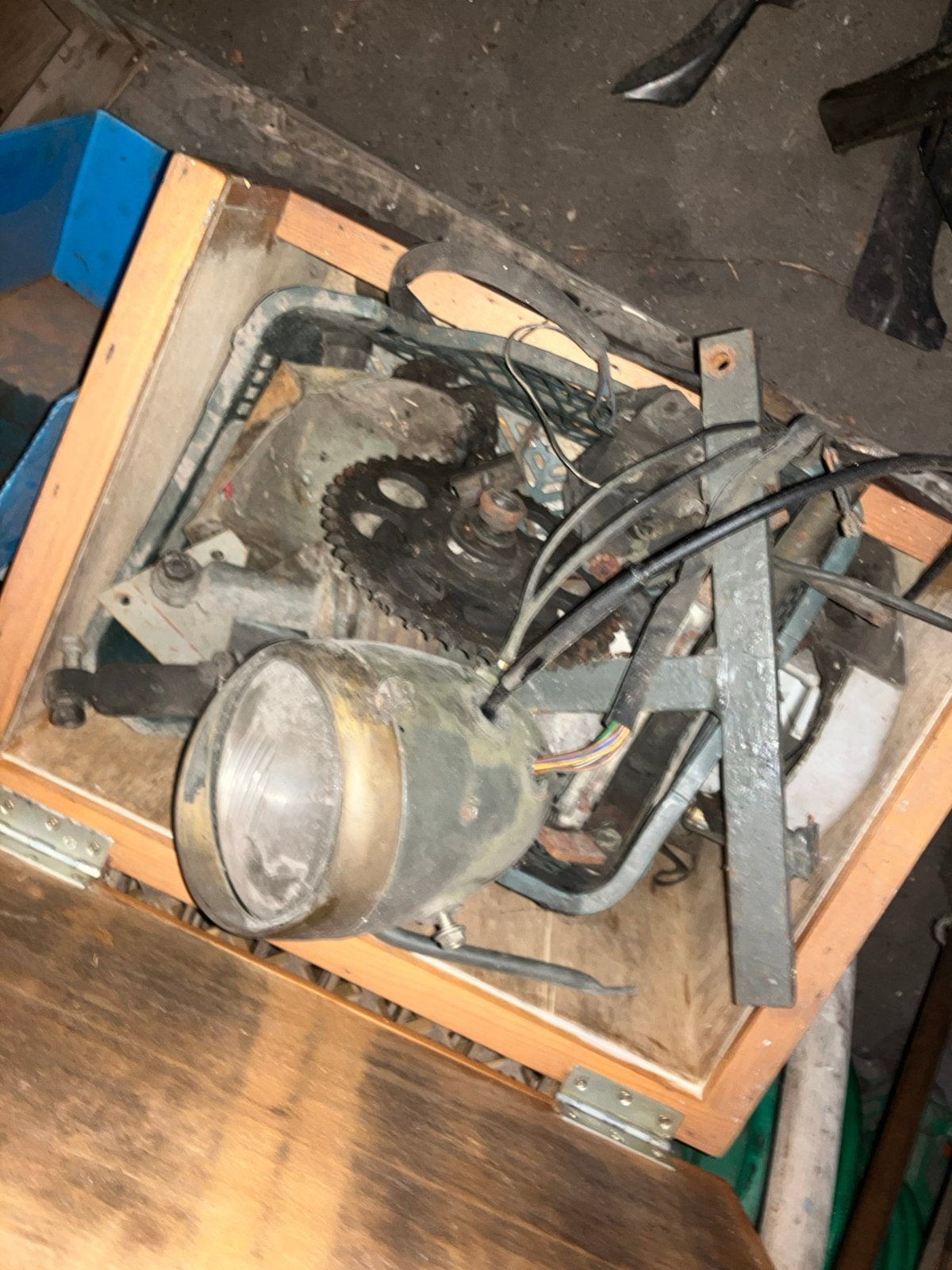 Hercules legermoto, Ophalen, Gebruikt, Oldtimer onderdelen