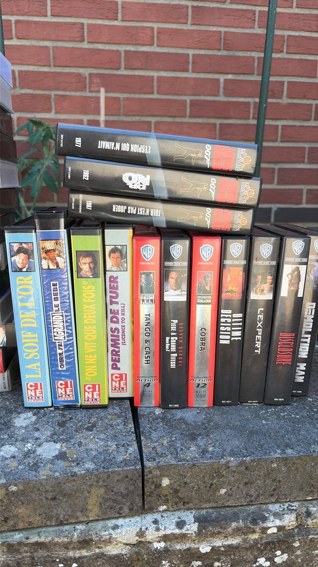 Lot de films casste VHS, Ophalen, Gebruikt, VHS