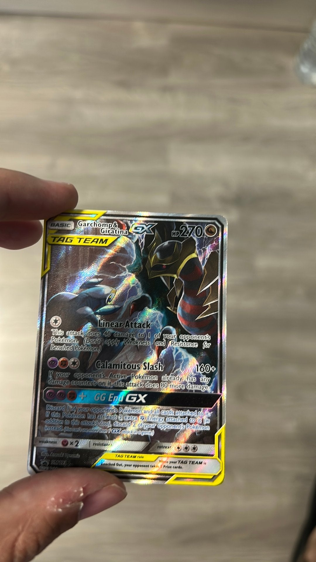 Garchomp & Giratina GX (SM 193) NM, Envoi, Comme neuf, Cartes en vrac