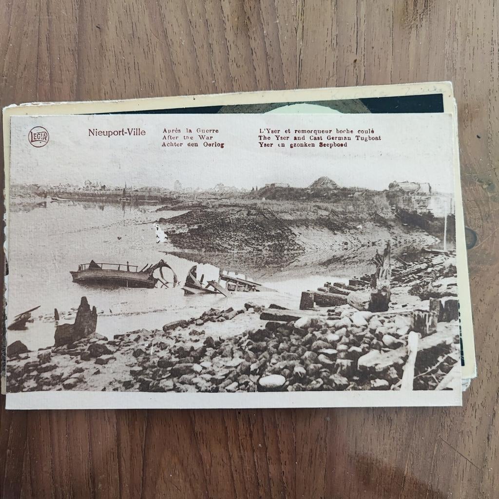 Nieuwpoort achter een ooelog, Ophalen of Verzenden