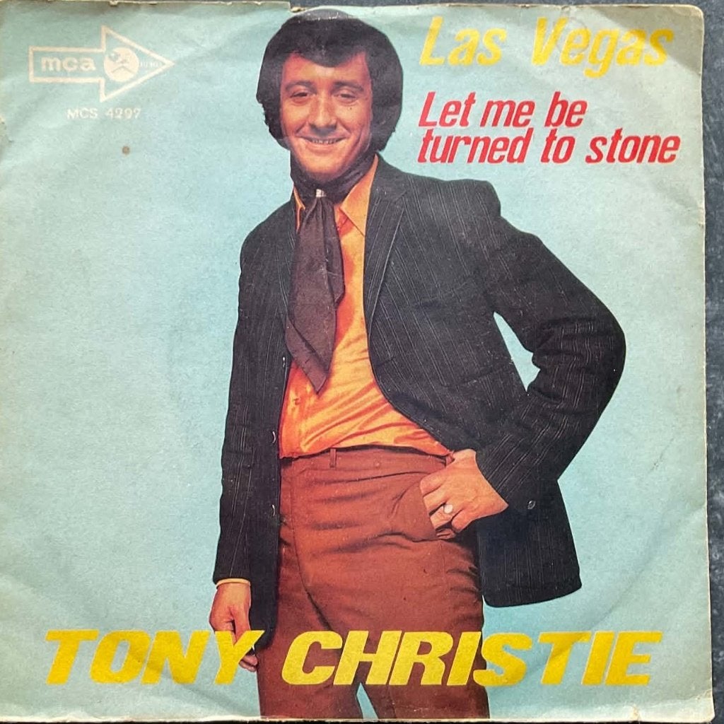 Tony Christie "Las Vegas", Cd's en Dvd's, Gebruikt, Fotohoes, Overige genres, 7 inch