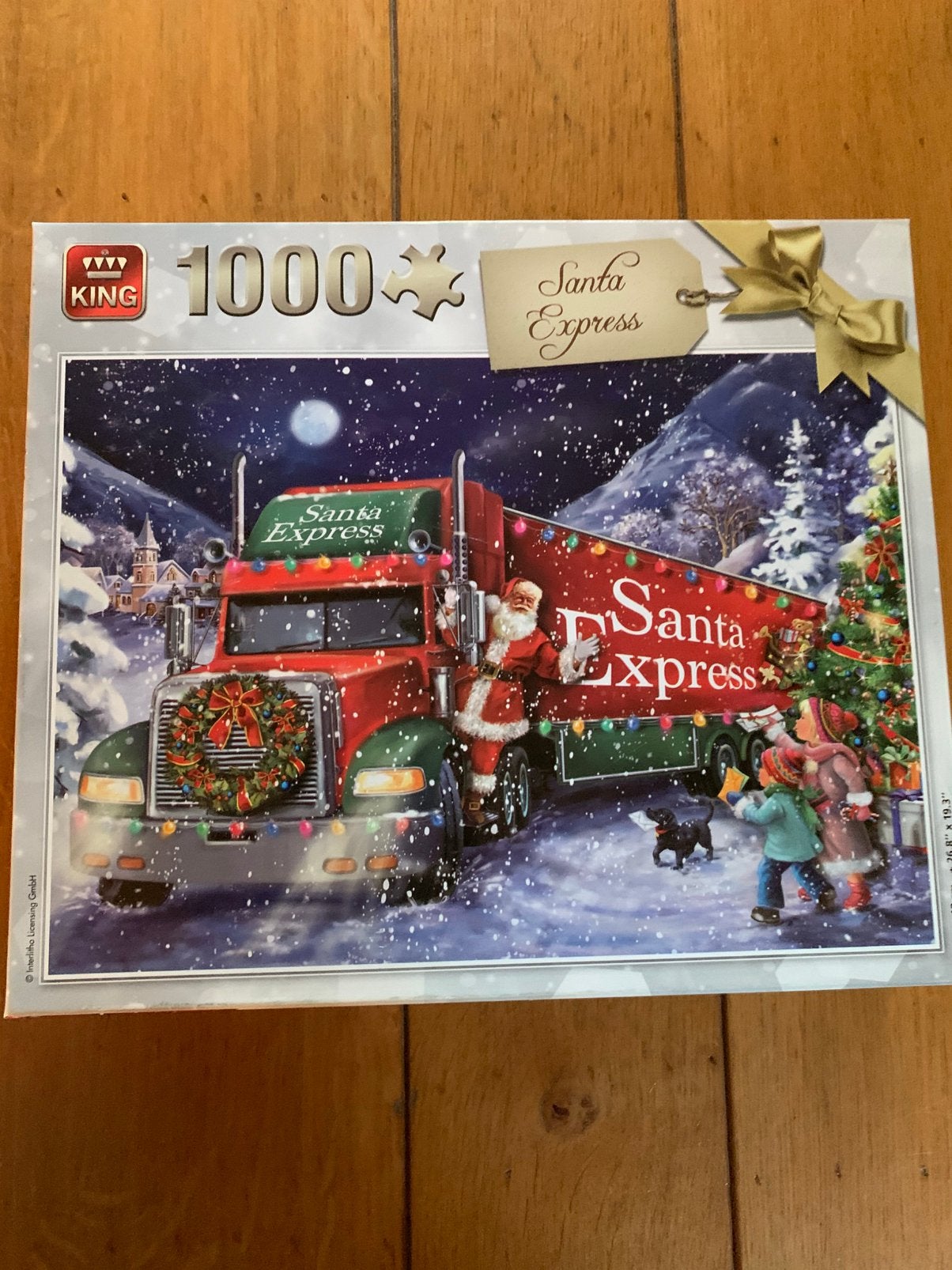 Kerstpuzzel 1000 stuks, Ophalen of Verzenden, Zo goed als nieuw