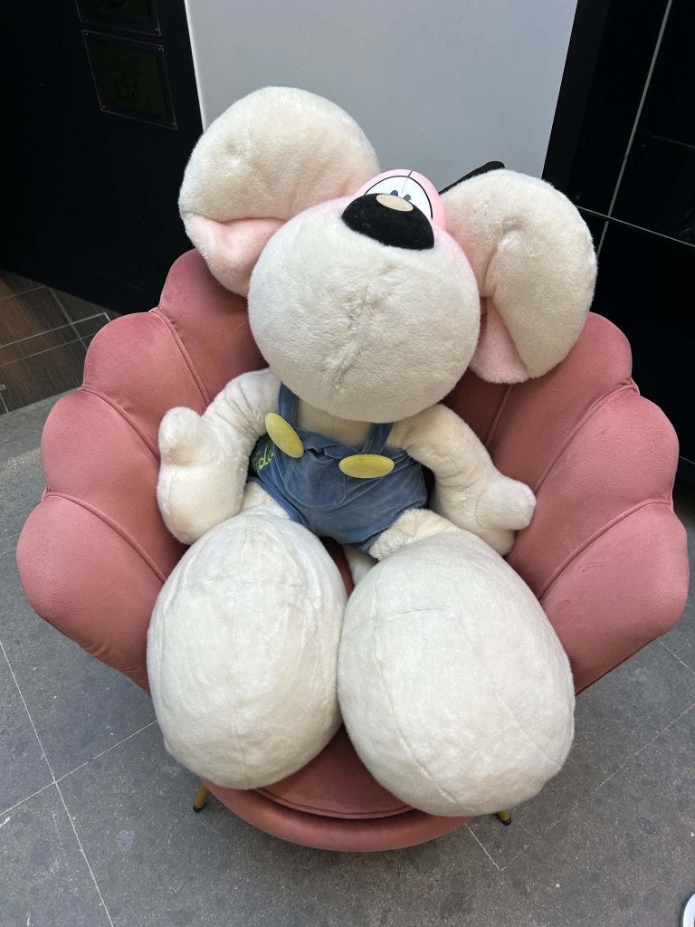 Diddl XXL 95 cm, Enlèvement, Diddl, Comme neuf, Peluche