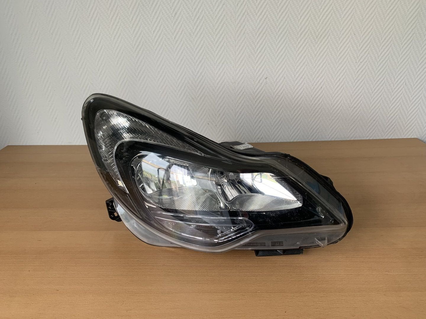 koplamp rechts opel corsa D 2010 tot 2014 zwart binnenwerk, -, Opel, Utilisé, -