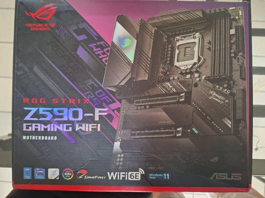 Carte Mère Asus Rog Strix Z590 F - Gaming Wifi, Enlèvement ou Envoi, DDR4, Utilisé, ATX