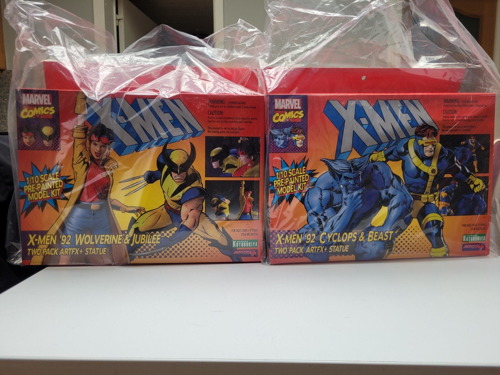 kotobukiya wolverine & jubilee / cyclops & beast artfx pack, Ophalen of Verzenden, Nieuw