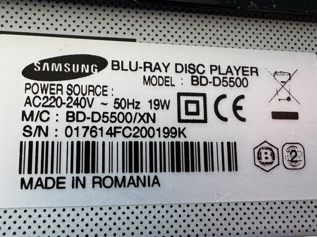 Lecteur de disques Blu-ray Samsung, Enlèvement ou Envoi, Utilisé, Samsung