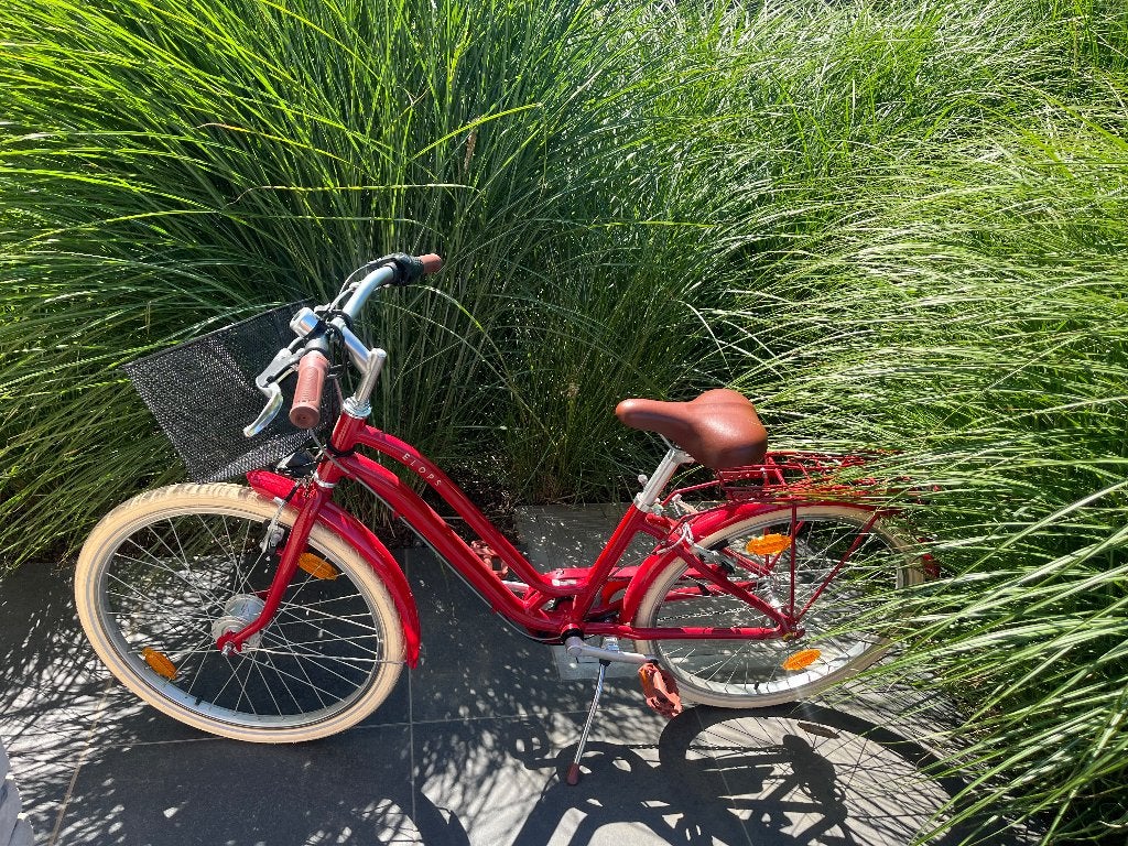 Fiets rood 24 inch, Fietsen en Brommers, Fietsen | Kinderfietsjes, Ophalen, Gebruikt, 20 inch of meer, Elops ( Decathlon )