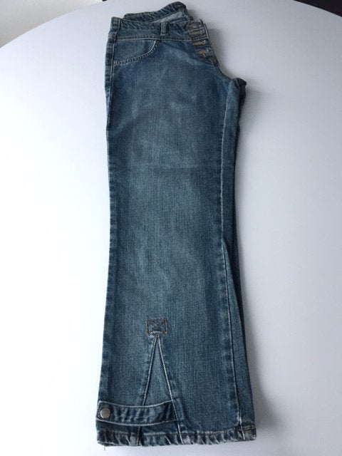 Jeansbroek maat 36. ( 3 kwarts broek ) Low Waist, Kleding | Dames, Spijkerbroeken en Jeans, Blauw, Street One, Ophalen of Verzenden