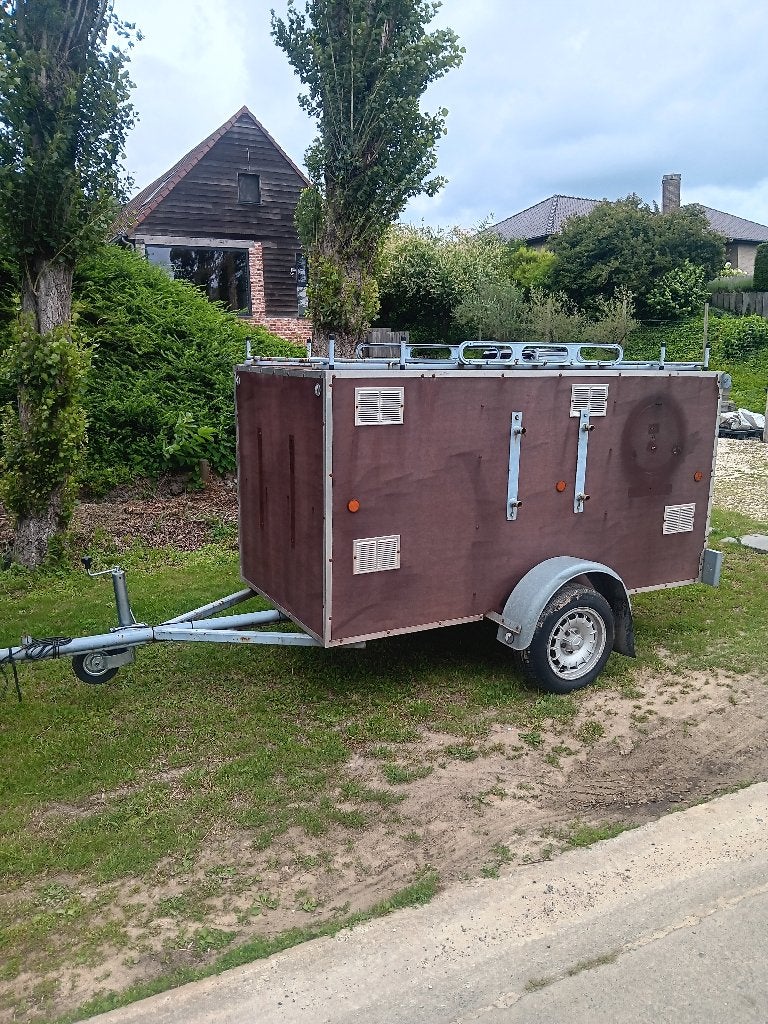 Aanhangwagen gesloten, Auto diversen, Aanhangers en Bagagewagens, Ophalen, Gebruikt