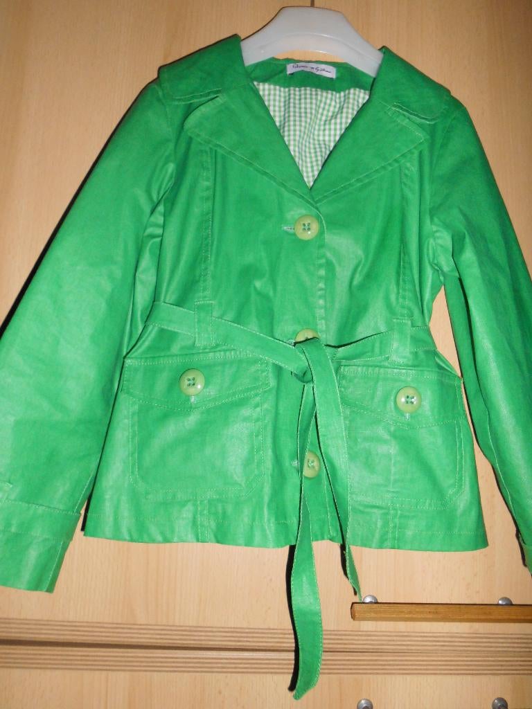 jas 128 van glamorous by strass, Kinderen en Baby's, Glamorous by strass, Meisje, Ophalen of Verzenden, Zo goed als nieuw