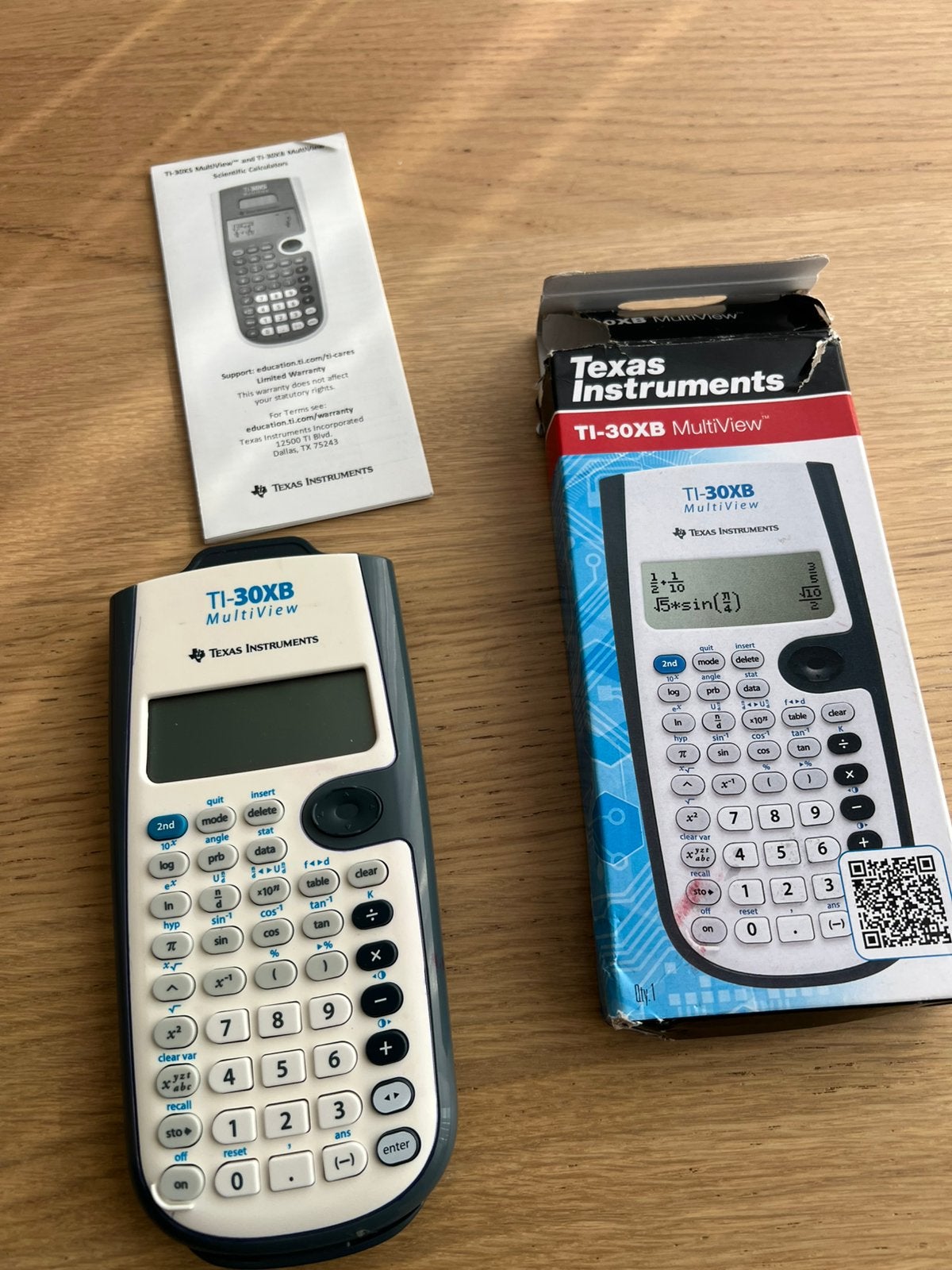 Calculatrice texas Ti30XB, Enlèvement, Comme neuf