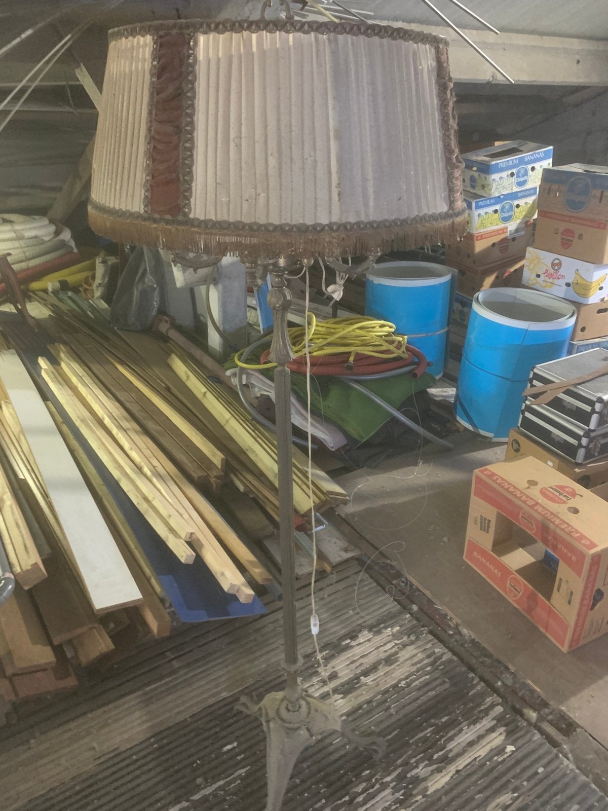 Staande vintage lamp, Enlèvement