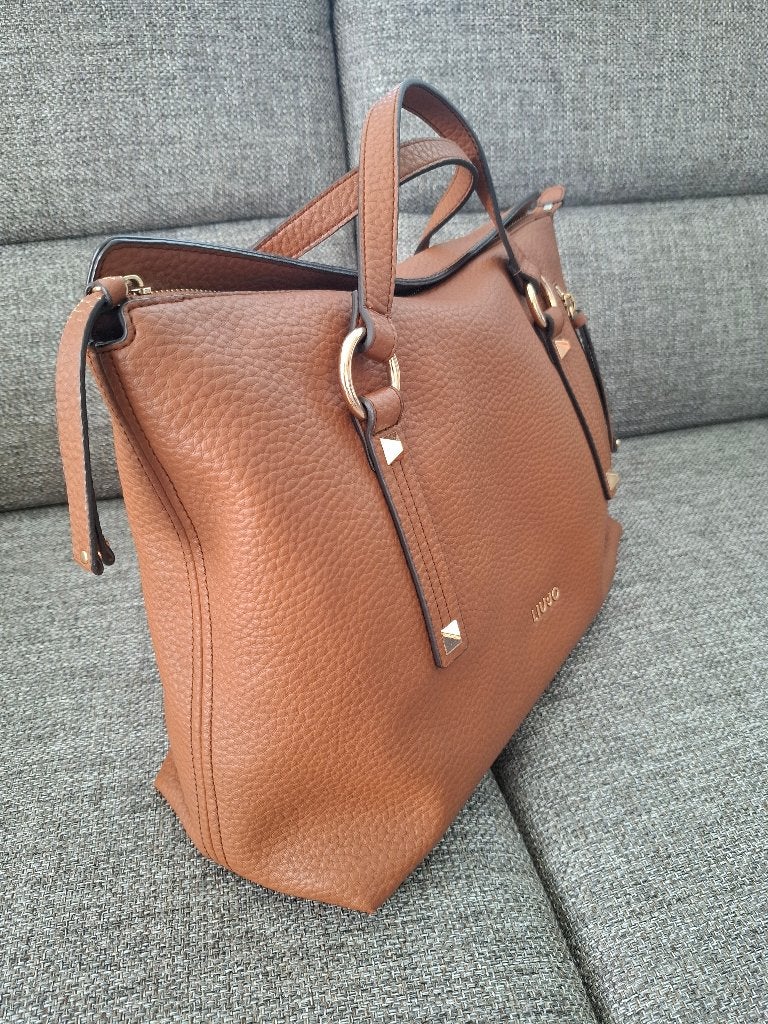 Lederen ruime handtas., Kleding | Dames, Overige Dameskleding, Liu Jo, Ophalen, Zo goed als nieuw