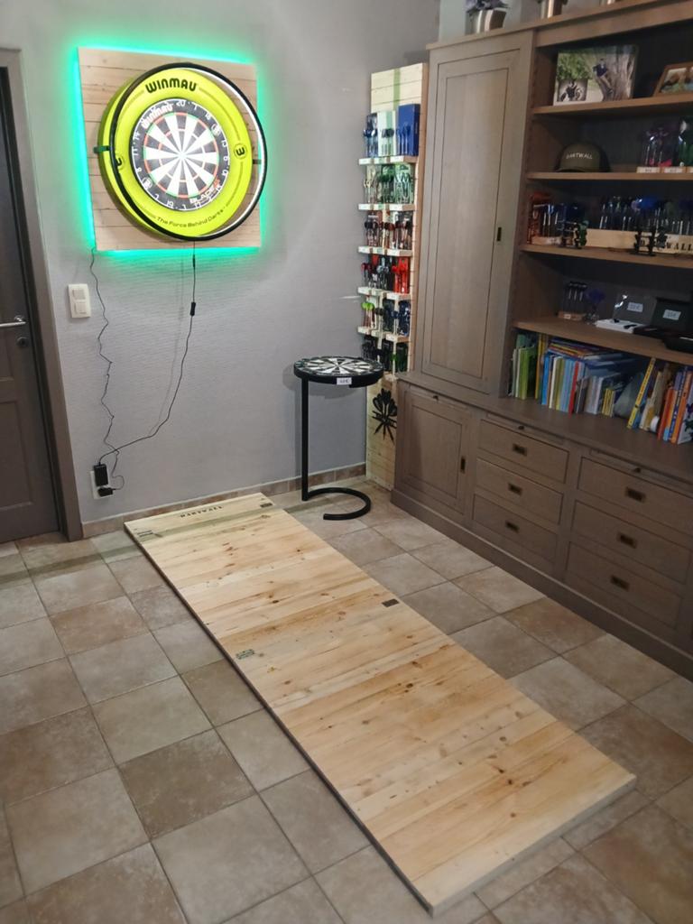 Darts oche (lengte instelbaar), Sport en Fitness, Ophalen of Verzenden