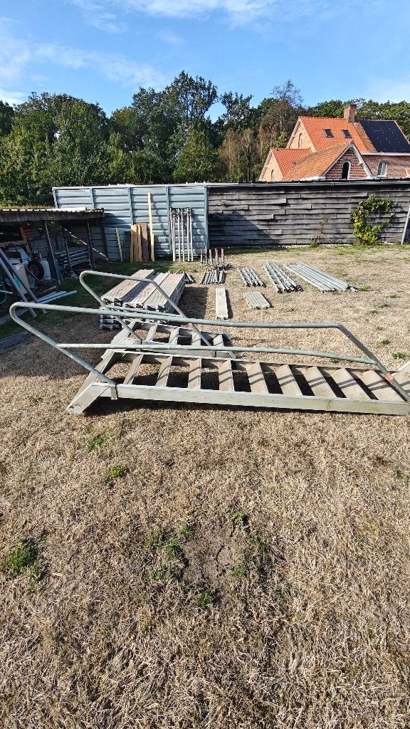 Layher stelling, Ophalen, Gebruikt, Gevelsteiger, 5 meter of hoger