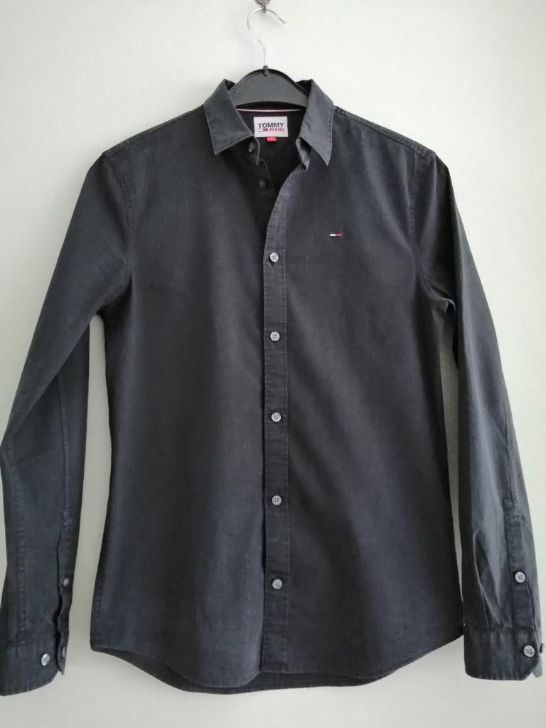 mooi hemd Tommy Hilfiger maat S, Kleding | Heren, Overhemden, Verzenden, Halswijdte 38 (S) of kleiner, Zwart, Tommy hilfiger