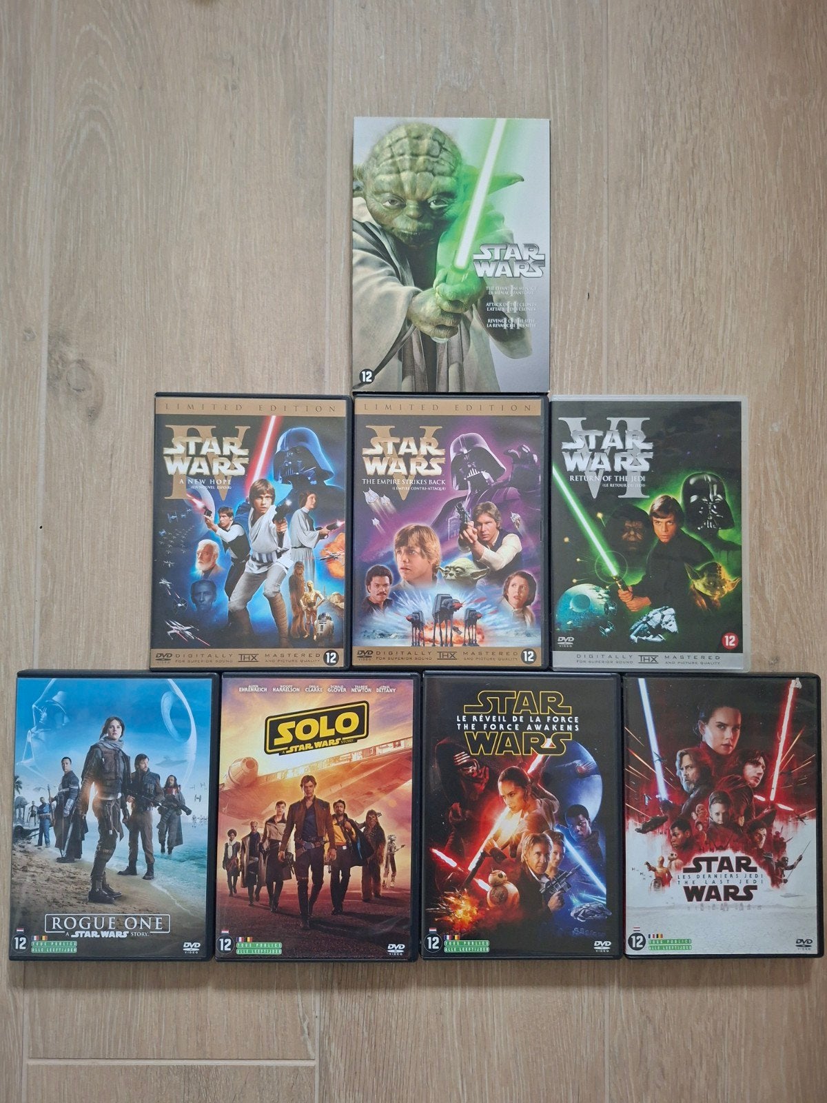 Star Wars DVD Collectie (8 items / 10 films), Suppléments, Enlèvement ou Envoi, Anglais, Autres genres