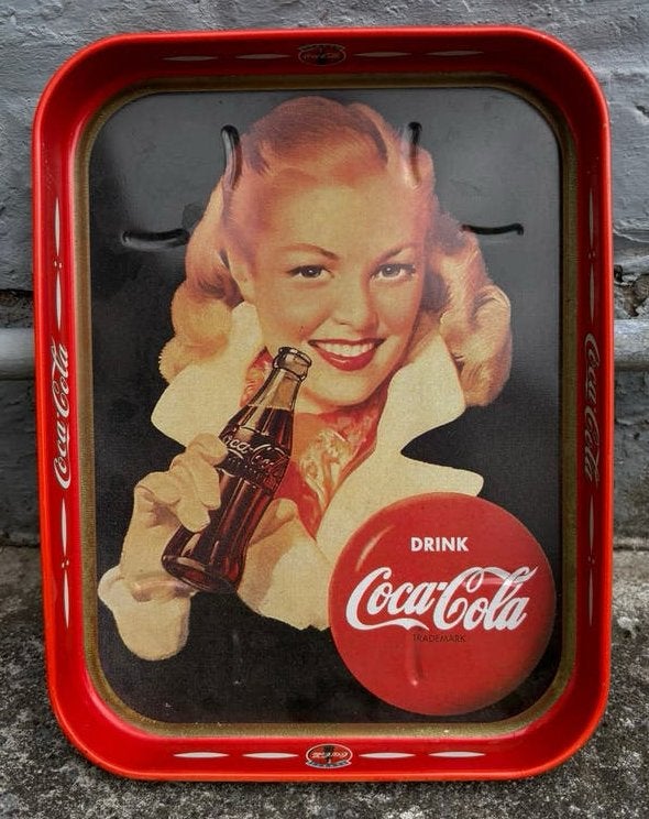 Dienblad Coca-Cola, Verzamelen, Ophalen, Zo goed als nieuw