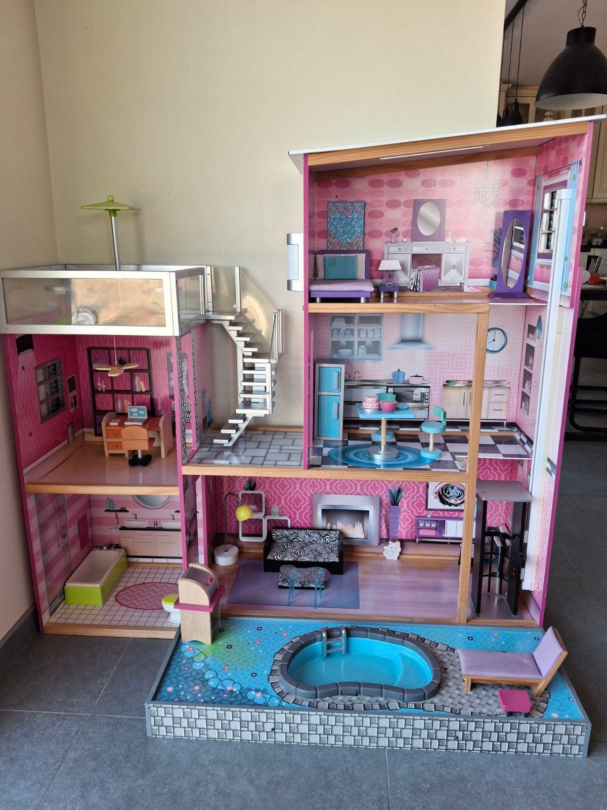 Kidkraft Uptown houten barbiehuis, Enlèvement, Maison de poupées