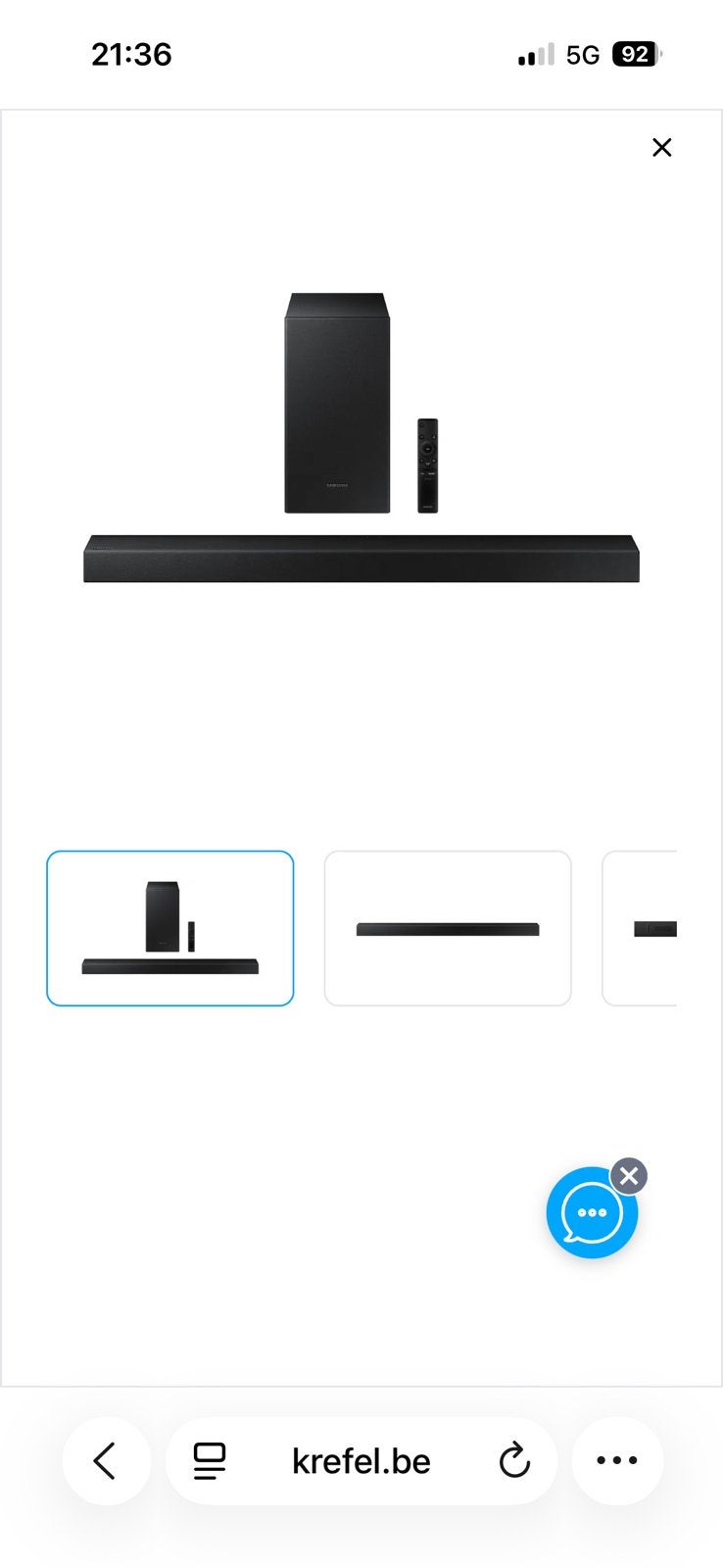 Samsung Soundbar C450, Enlèvement, Neuf