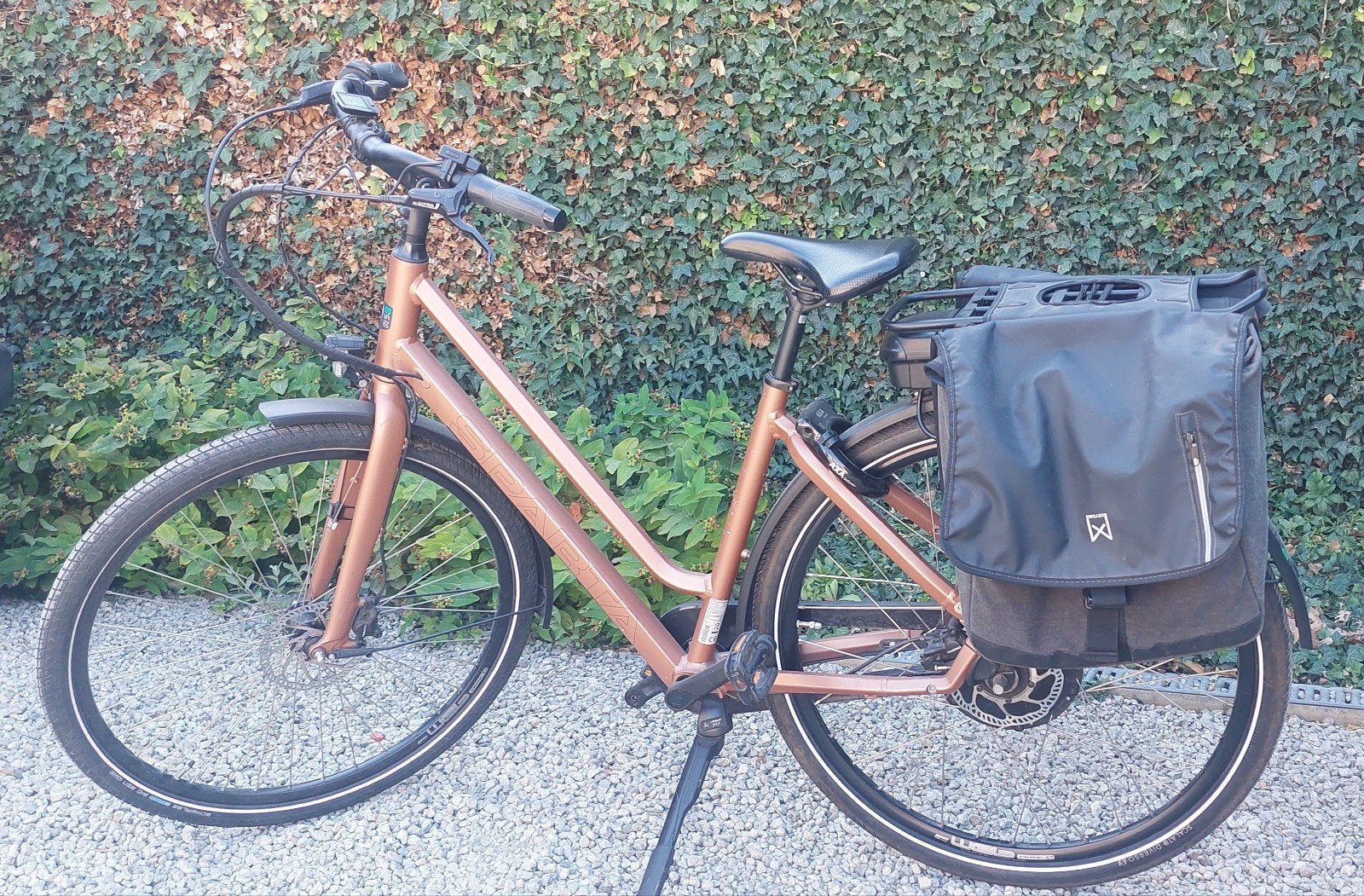 Electrische fiets merk Sparta, bronskleur (mat) maat 48, Ophalen, Sparta, Versnellingen