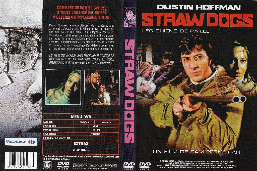 Le DVD Les Chiens de paille (Straw dogs) de Sam Peckinpah, Neuf, dans son emballage, Français, Anglais, Détective et Thriller