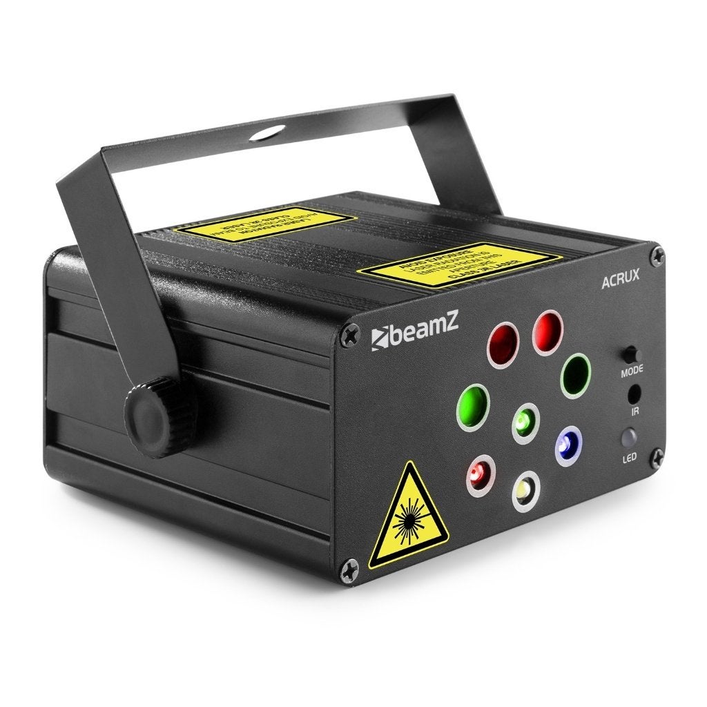 Laser Beamz Acrux quatro, 4-voudige laser, Muziek en Instrumenten, Licht en Laser, Nieuw, Laser, Geluidgestuurd, Kleur, Ophalen of Verzenden