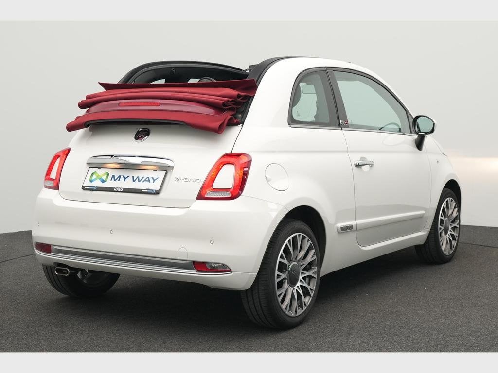 Fiat 500C 500C 1.0i MHEV Star, Auto's, 88 g/km, Cabriolet, Wit, Handgeschakeld