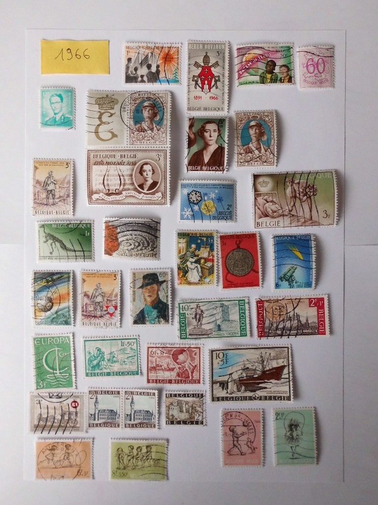 Gestempelde postzegels België, Postzegels en Munten, Postzegels | Europa | België, Ophalen of Verzenden, Zonder envelop, Gestempeld