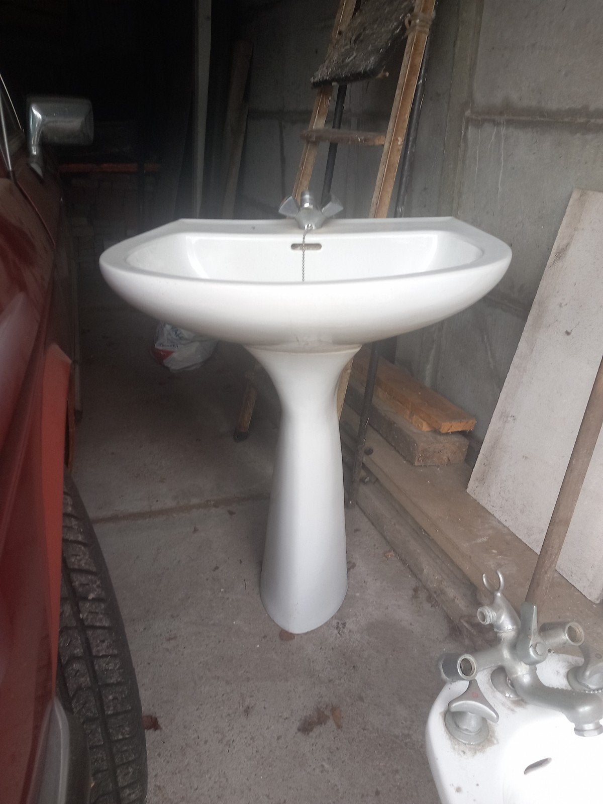 Vintage wastafel, Doe-het-zelf en Bouw, Ophalen, Wastafel
