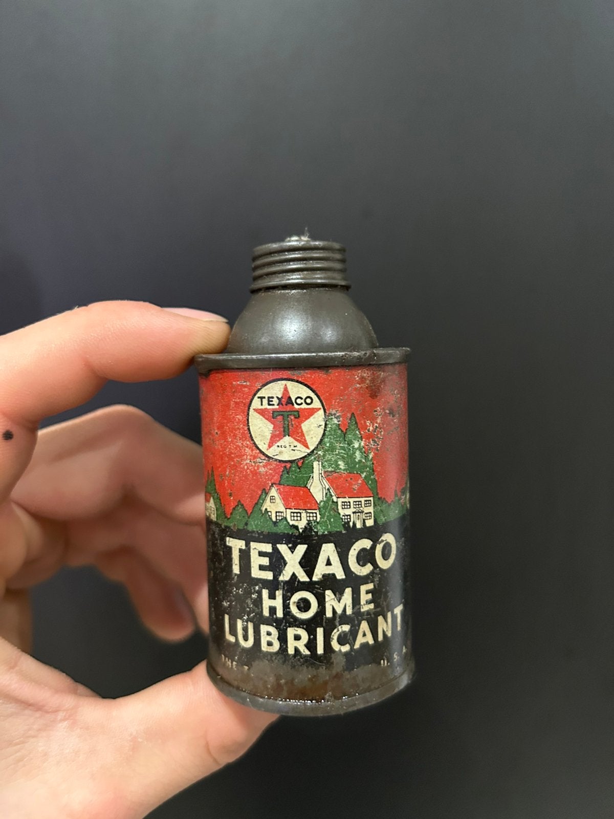 Petit bidon d’huile Olieblik olie blik oil can Texaco, Enlèvement ou Envoi, Comme neuf