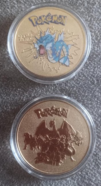 Pièce dorée Leviator Pokemon, Hobby & Loisirs créatifs, Enlèvement ou Envoi, Neuf, Autres types