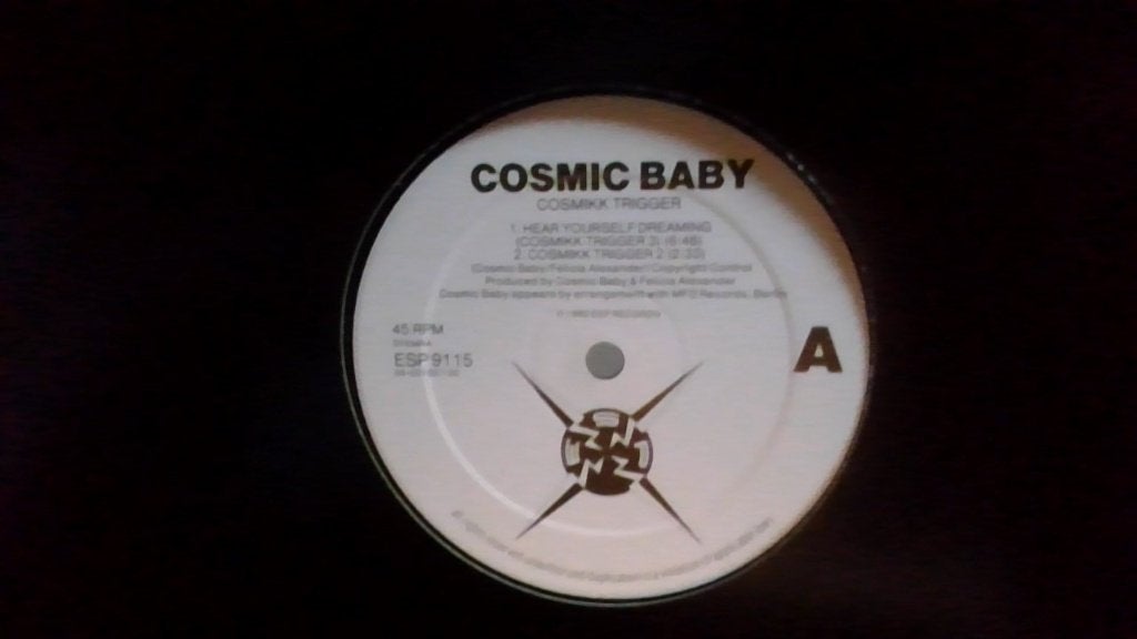 BÉBÉ COSMIQUE « DÉCLENCHEUR COSMIQUE », CD & DVD, Vinyles | Dance & House, 12 pouces, Enlèvement ou Envoi, Comme neuf, Trance