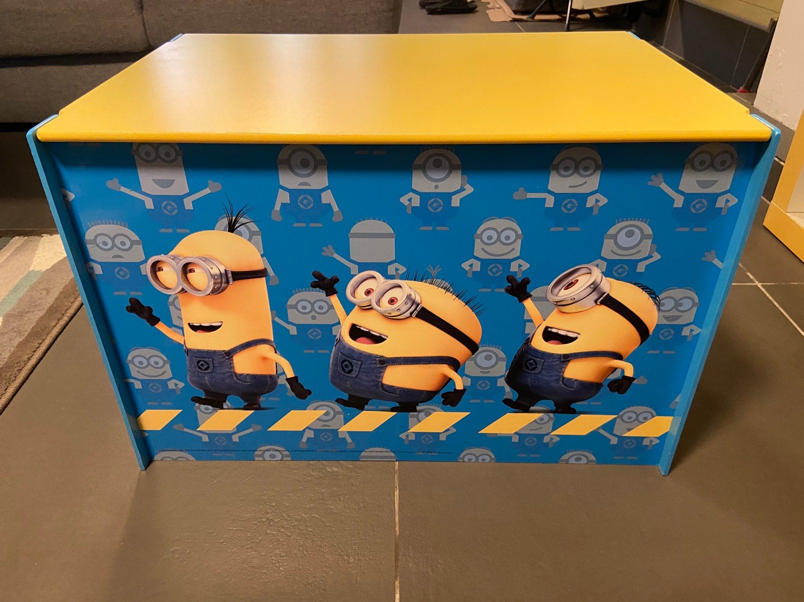 Opbergbak Minions, Kinderen en Baby's, Ophalen, Zo goed als nieuw