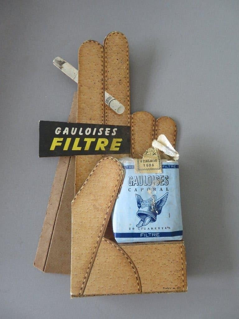 zeldzame presentatie stand etalage Gauloises Filtre, Collections, Articles de fumeurs, Briquets & Boîtes d'allumettes, Envoi, Comme neuf