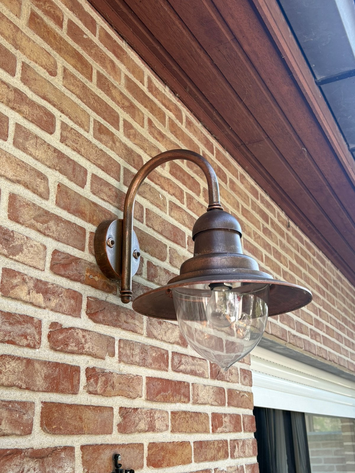 Buiten lamp, Ophalen, Zo goed als nieuw