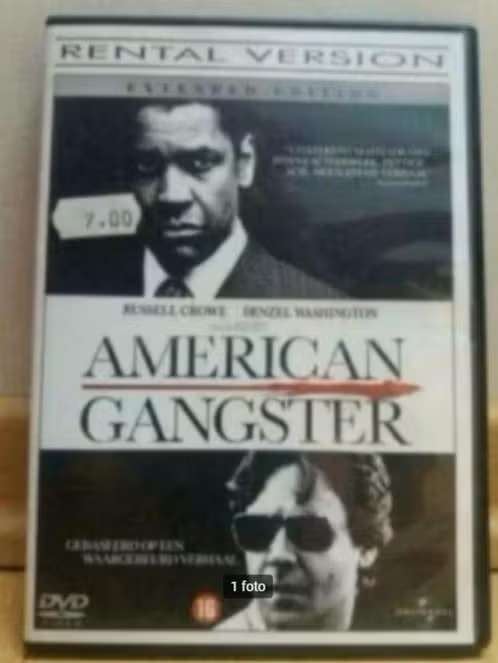 DVD American Gangster - Russell Crowe, Cd's en Dvd's, Engels, Vanaf 16 jaar, Nederlands, Actiethriller